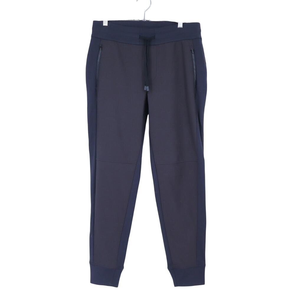 Athleta Headlands Hybrid Trek Jogger Black Mid Rise Mixed Media Women's 8